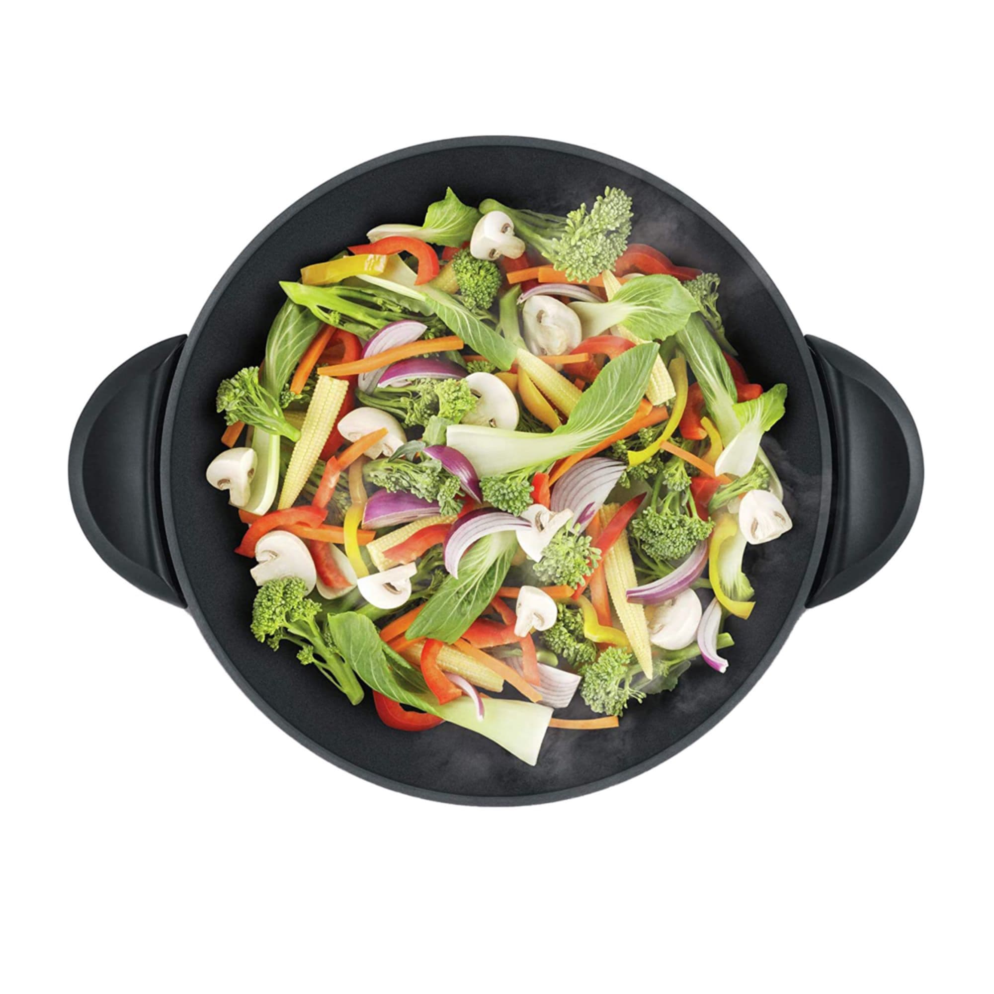 Breville The Hot Wok & Steam 51cm Brushed Stainless Steel Kitchen